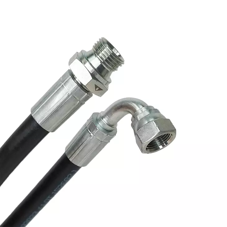 Letkuasennelma 1/4" ulkokierre 90 astetta 2SC - Slangmonteringar - LET14R-UK-90-100 - 1