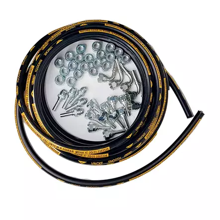 VINCKE SMOOTH 3/8" HYDRAULILETKU 10 M + JIC-liittimet - Hydraulikpaket - MAN2406SPAKJIC2 - 1