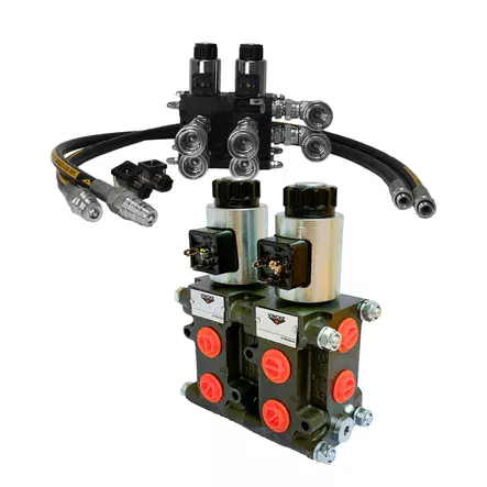 VÄLJARVENTIL 8/3 3/8" 50L/MIN 12V - Hydraulikpaket - VNK130202 - 3