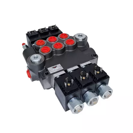 VINCKE RIKTNINGSVENTIL 24V 80L/MIN 1/2" 3-SPOLE - Ventiler - VNK220213 - 1