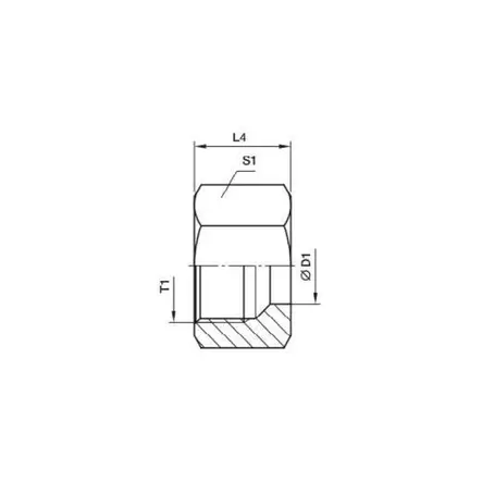 MUTTER 15L - Rörkopplingar - PFZNL15 - 2