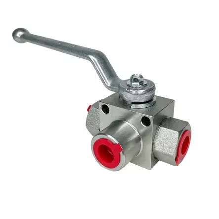 3-VÄGS KULVENTIL BSP 3/8" 315BAR L-BORRNING - Ventiler - VNKVH3F1006 - 1