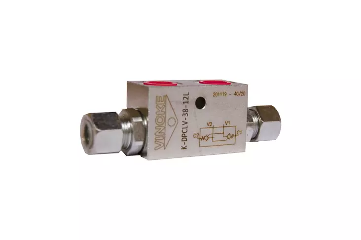 PILOTSTRYD BACKVENTIL DUBBELVERKANDE 3/8" L12 RÖRANSLUTNING K-DPCLV-38-12L - Ventiler - VNKLV050107 - 1