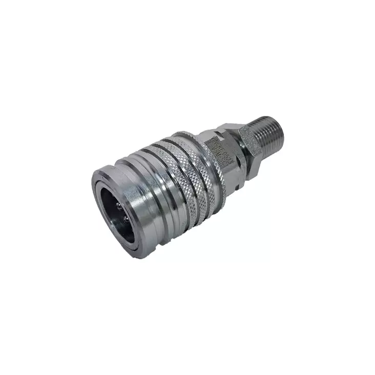 PUSH-PULL SNABBKOPPLING HONA 1/2", ISO A 7241-1, INTEGRERAD 12 L GENOMFÖRING - Hydraulikkopplingar - VNKEN1312L08FSC - 1
