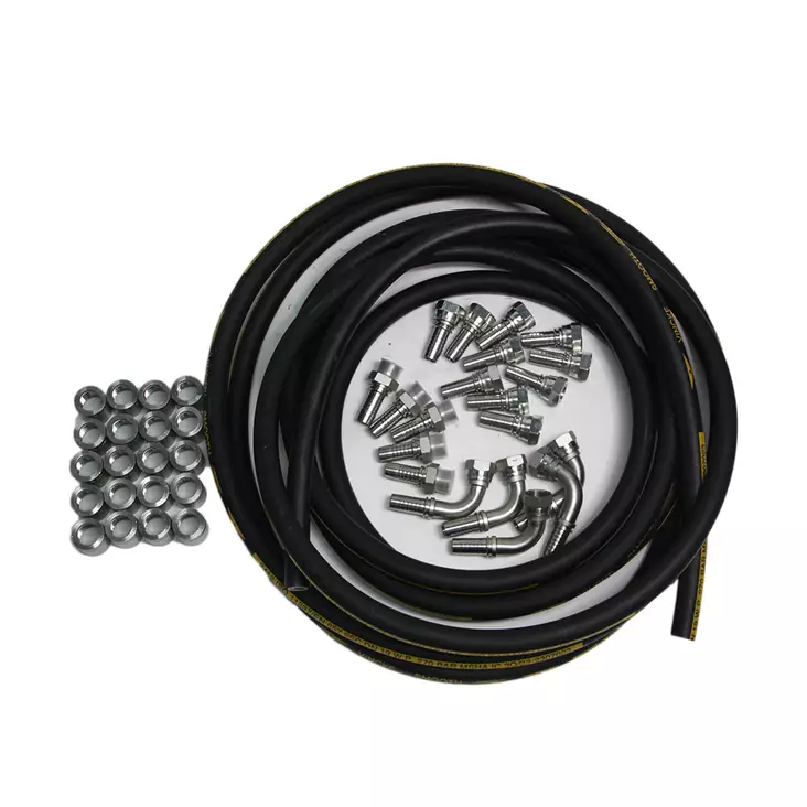 PAKET: 10 M VINCKE HYDRAULSLANG + KOPPLINGAR 3/4" BSP - Hydraulikpaket - MAN2412SPAKETTI - 1