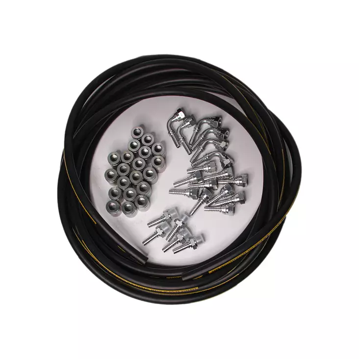 PAKET: 10 M VINCKE HYDRAULIKSLANG + KOPPLINGAR BSP 3/8" - Hydraulikpaket - MAN2406SPAKETTI - 1