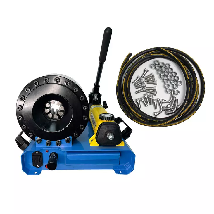 Aloituspaketti hydrauliikkaletkujen tekoon sis=C3=A4lt=C3=A4=C3=A4 pur=
istimen sek=C3=A4 5 x 10 m letkua ja sopivat liittimet. - Hydraulikpaket - PM16-8JPAKETTI - 1