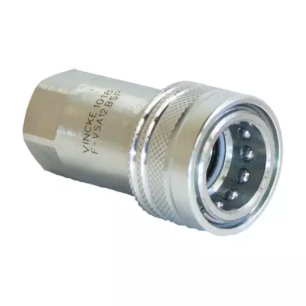 10 ST LANTBRUKSKOPPLING HONA 1/2" BSP ISO A 7241-1 VINCKE - Hydraulikpaket - VNKEN0908F10KPL - 2