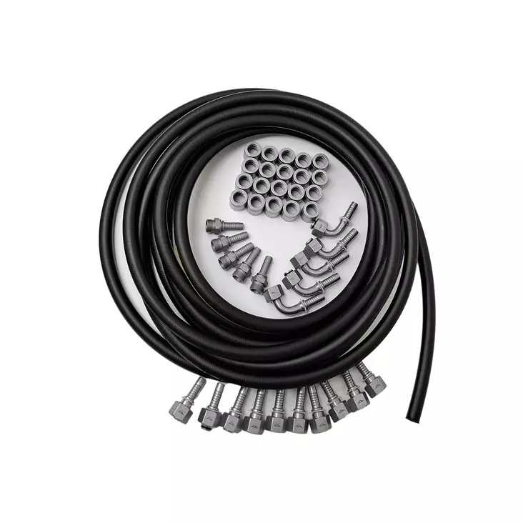 Vincke 2SC hydrauliletku 3/8" + 12L liittimet - Hydraulikpaket - MAN2406SZINIPAK12L - 1