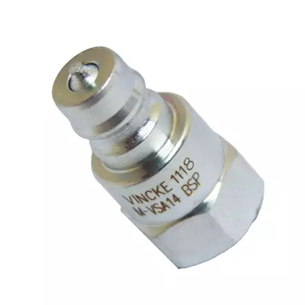 SNABBKOPPLING HANE 1/4" BSP ISO A 7241-1 VINCKE - Hydraulikkopplingar - VNKEN0904M - 2