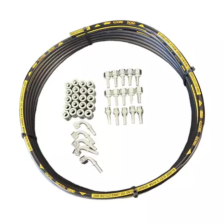 PAKET: 10 M VINCE HYDRAULIKSLANG + KOPPLINGAR 1/2" ORFS - Hydraulikpaket - MAN2408SPAKORFS - 1