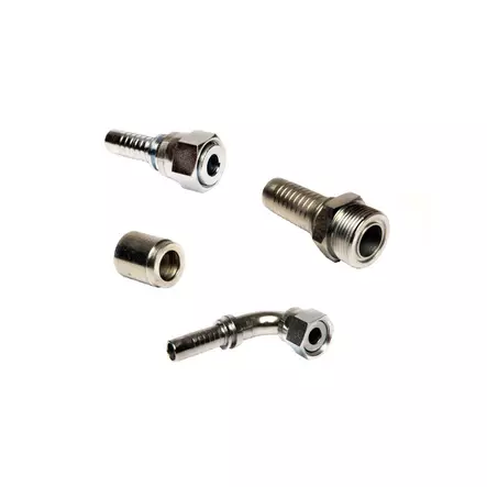 PAKET: 10 M VINCKE 2SC HYDRAULSLANG + KOPPLINGAR 1/4" OFRS - Hydraulikpaket - MAN2404SPAKORFS - 2