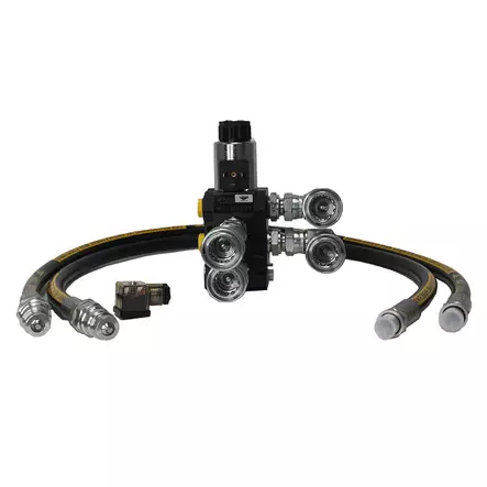 Tuplaajaventtiilipaketti 6/2 12V R3/8" 50L/min - Hydraulikpaket - TUPLAAJA38-12V - 5