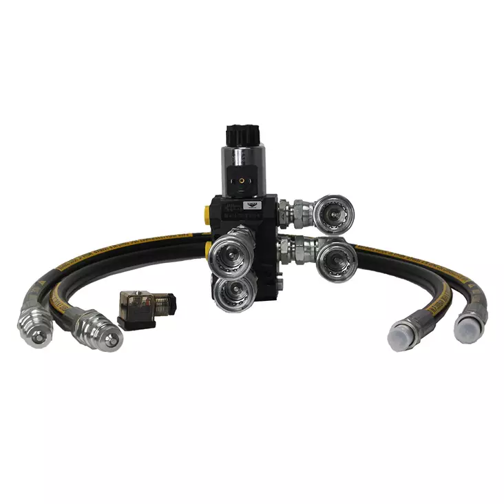 Tuplaajaventtiilipaketti 6/2 12V R3/8" 50L/min - Hydraulikpaket - TUPLAAJA38-12V - 5